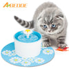 ABEDOE Automatic Cat Flower Fountain Mute Pet Water Dispenser Feeder Bottle with Charcoal Filter&Anti-slip Mat Drinking Fountain