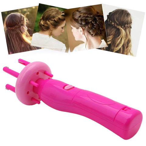 Automatic Twist Braid Knitted Device 4 Head Hair Braiders Style Gadget For Women