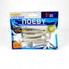 NOEBY 6pcs/lot Soft Lure 90mm/4.5g Handmade Soft Fish Fishing Lure Shad