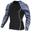 Mens Compression Shirts 3D Teen Wolf Jerseys Long Sleeve Cycling Fitness Men