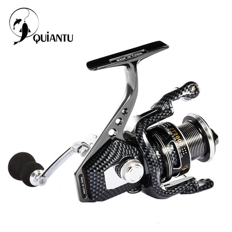 QUIANTU Brand 5.5:1/4.7:1 14BB Waterproof Carbon Drag Spinning Reel Large