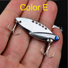 1Pcs Metal VIB Lures 5cm 11g vivid Vibrations Spoon Lure Fishing bait Bass