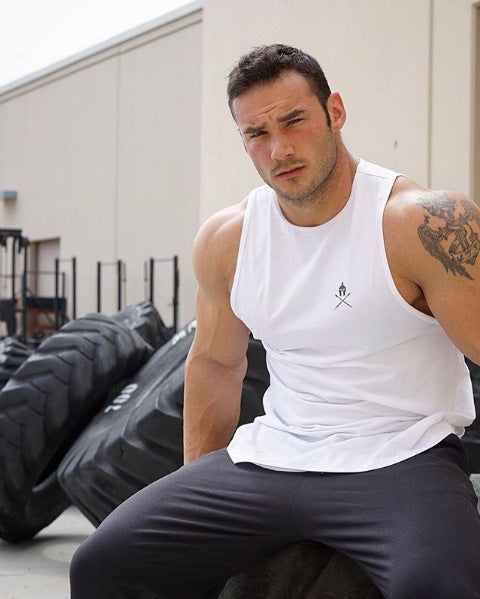 Mens Slim Beauty Fitness Tank Tops For Male Summer Casual Bodybuilding