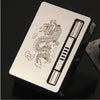 Windproof gas lighter cigarette case can hold 10 pcs smokes cigarette box, smoking Smoking Gadgets For man No Gas