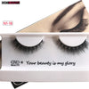 GXO BEAUTY1 Pair 3D Mink Eyelash Fur Handmade Crossing Lashes Individual Strip Thick Natural Lash Makeup Beuty Tool-N1/1