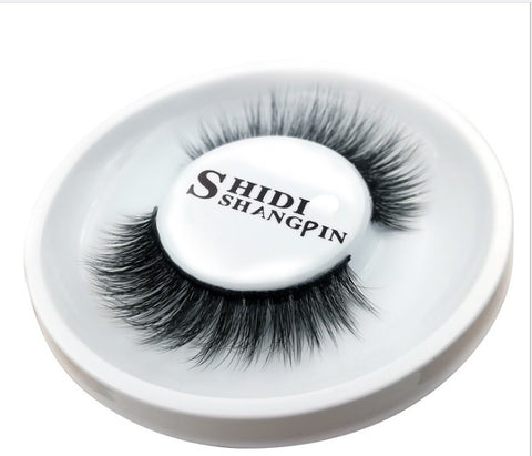 New 1 pair 3D mink eyelash 100%real mink Fur Handmade Crossing lashes individual strip thick Natural lash makeup beuty tool #43